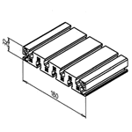 Aluminum Profile 32x180