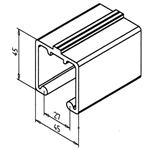 Rolling Door Aluminum Profile