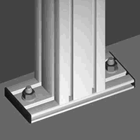 Aluminum Profile Anchor Fastener