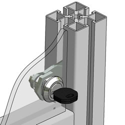 Aluminum Extrusion Butt Joint Fastener