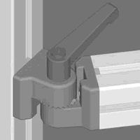 T-Slotted Aluminum Miter Joint