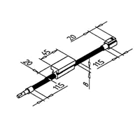 Lead Screw, End Fittings And Bronze Nut For Any T-Slotted Profile