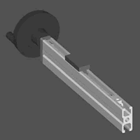 Linear Positioner With Bronze Carriage and Nut