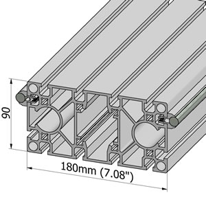 Large T-Slotted Linear Guide