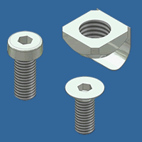 T-Slotted Screws And Profile Nuts