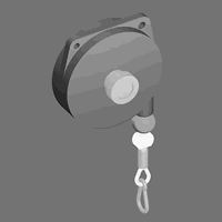 Hang Tool Balancer On Sliding Eyelet