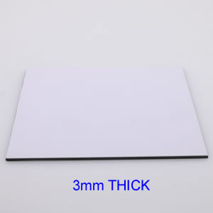 White 3mm aluminum composite panel