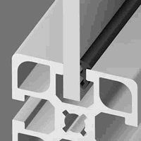 T-slot gasket for 6mm panels