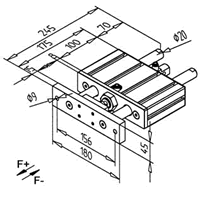 Stroke Of Pneumatic Cylinder 50mm