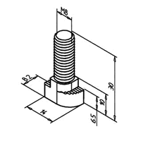 No T-Slot Nut Required