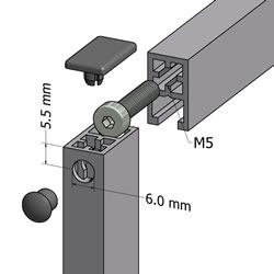 miniature t-slotted profile