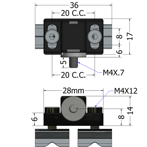 MiniTec T-Slotted Aluminum Extrusions. Modular Aluminum Profiles 
