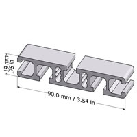 T-Slot Profile 90x19