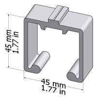 Rolling Door Aluminum Profile