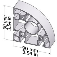 Radius Profile 90x90