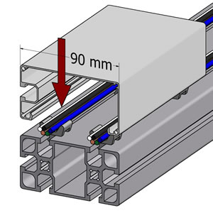 Wire Conduit 90 AL