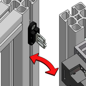 Security Switch Key With Vertical Pivot