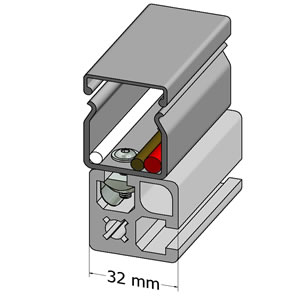 Includes Holes For Mounting To T-Slots
