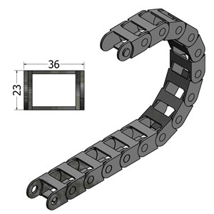 Serpentine Cable Track