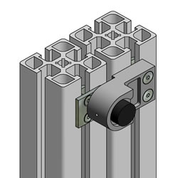 For Angled Extruded Aluminum Guarding