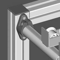 Inline T-Slot Profile Fastener