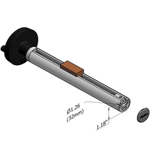 Linear Positioner With Bronze Carriage and Nut