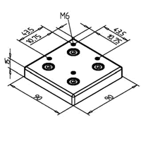 Inline T-Slot Profile Fastener