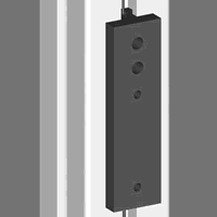 UHMW Door Bearing With Cable Attachment