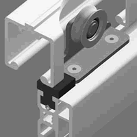 T-Slotted Aluminum Gusset 19mm
