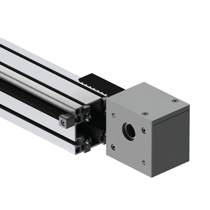 Install panels in the t-slots for economical attractive modular enclosures