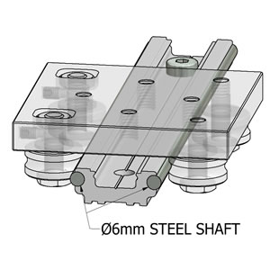 Hardened Linear Rail LR 6