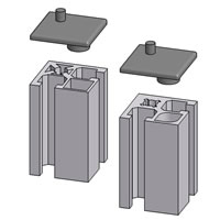 32x32 Aluminum Extrusion End Cap