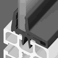 T-Slotted Aluminum Miter Joint