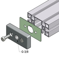 Right Angle T-slotted Fastener