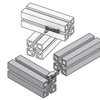 Right Angle T-slotted Fastener