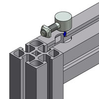 Aluminum Profile Anchor Fastener