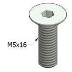 T-Slot Square Nuts For MiniTec Aluminum Extrusions