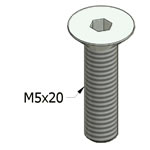 T-Slot Square Nuts For MiniTec Aluminum Extrusions