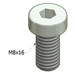 T-Slot Square Nuts For MiniTec Aluminum Extrusions