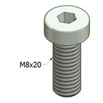 T-Slot Square Nuts For MiniTec Aluminum Extrusions