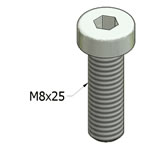 T-Slot Square Nuts For MiniTec Aluminum Extrusions