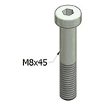 T-Slot Square Nuts For MiniTec Aluminum Extrusions