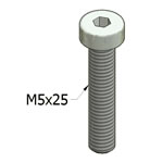 T-Slot Square Nuts For MiniTec Aluminum Extrusions