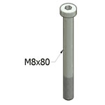Stainless Steel T-Slot Square Nuts For MiniTec Aluminum Extrusions