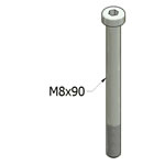 Stainless Steel T-Slot Square Nuts For MiniTec Aluminum Extrusions