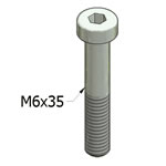 T-Slot Square Nuts For MiniTec Aluminum Extrusions