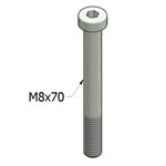 Stainless Steel T-Slot Square Nuts For MiniTec Aluminum Extrusions