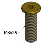 T-Slot Square Nuts For MiniTec Aluminum Extrusions