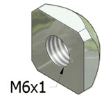 T-Slot Square Nuts For MiniTec Aluminum Extrusions