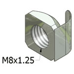 T-Slot Square Nuts For MiniTec Aluminum Extrusions